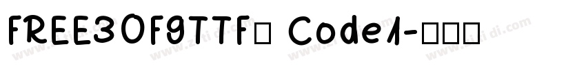 FREE3OF9TTF或 Code1字体转换